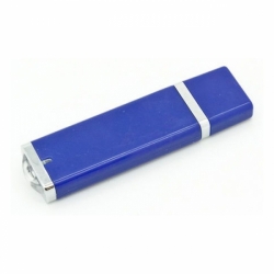 Флешка VF-661 синий, прямоугольный пластиковый корпус