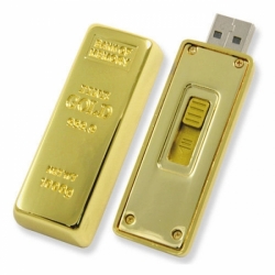 Флешка VF-Gold bar, металлический корпус